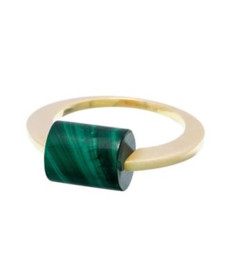＜ALIITA (Women)＞ＤＥＣＯ　ＣＩＬＩＮＤＲＯ　マラカイト　リング　９９．ＲＩＤＣＡＶ００Ｄ２ＹＧ０９Ｋ